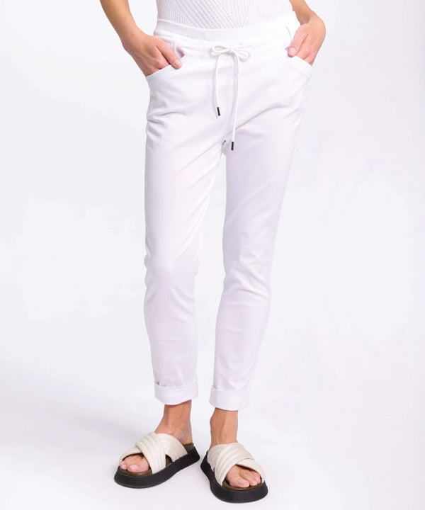 Marco Polo Relaxed Jogger - White