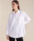 Marco Polo Relaxed Cotton Shirt - White