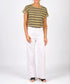 Vassalli Wide Leg Full Length Jeans - White