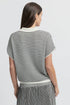 Yarra Trail Loam Knit Top - Black /White