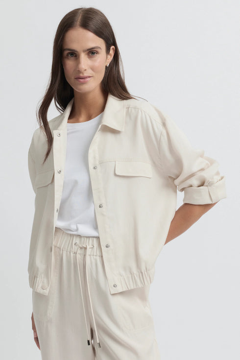 Yarra Trail Natal Shacket - Cashew