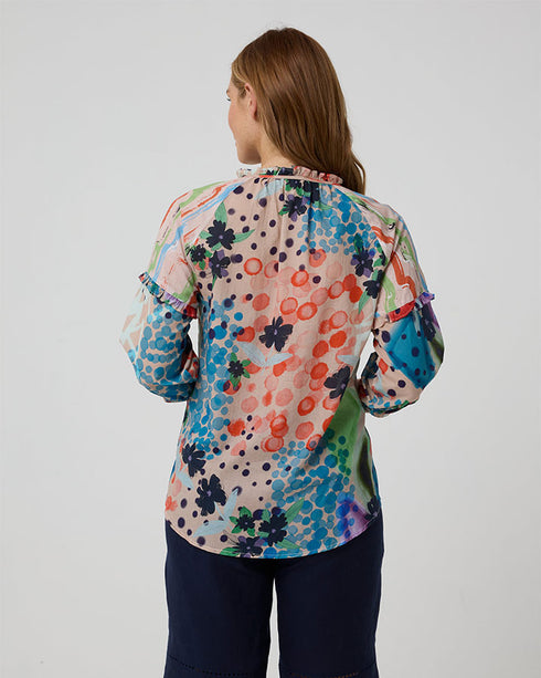 Yarra Trail Resort Print Top