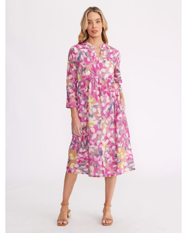 Yarra Trail Rose Petal Print Dress