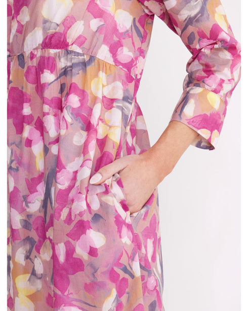Yarra Trail Rose Petal Print Dress