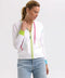 Zaket & Plover Heart Embroidery Hoodie ZP7725 -White