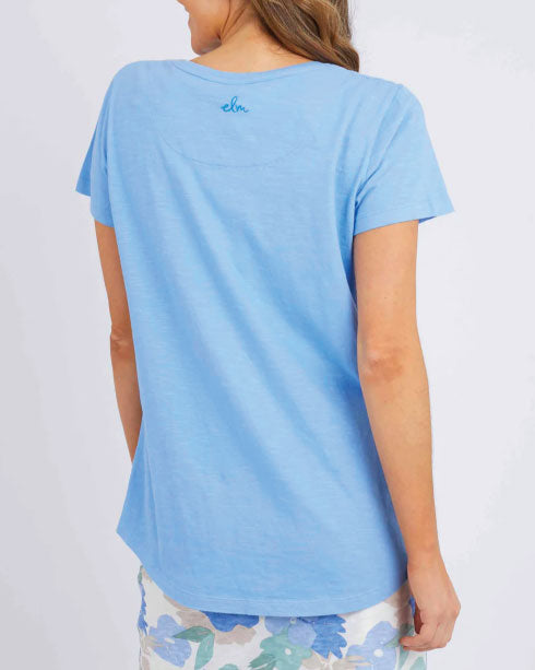 Elm Baseline Tee - Blue