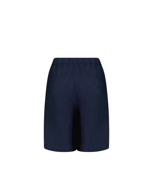 Floaty Linen Shorts - Navy