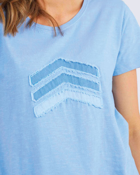 Elm Baseline Tee - Blue