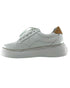 Gelato Evano White Leather Lace up Sneaker