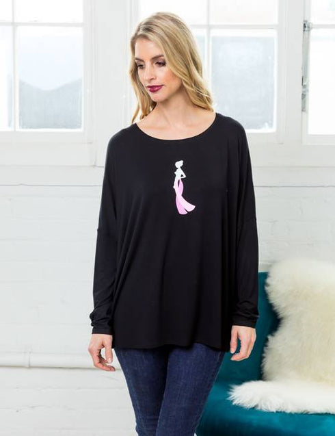 Breast Cancer Tee Graceful Lady