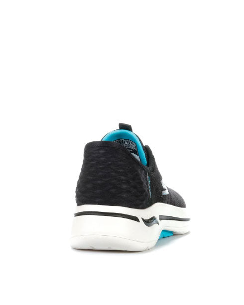 Skechers Go Walk Arch Fit - Black Turquoise