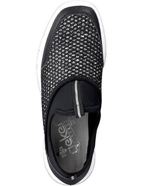 Black Walk Shoe/Sneaker Rieker