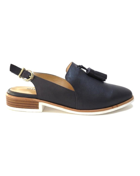 Actioning Navy Sling Back