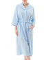 Givoni Mid Length Button Dressing Gown- Sky