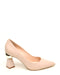 Capelli Rossi Heel Court Shoe CRW22-04 Nude Pink/Gold Ball
