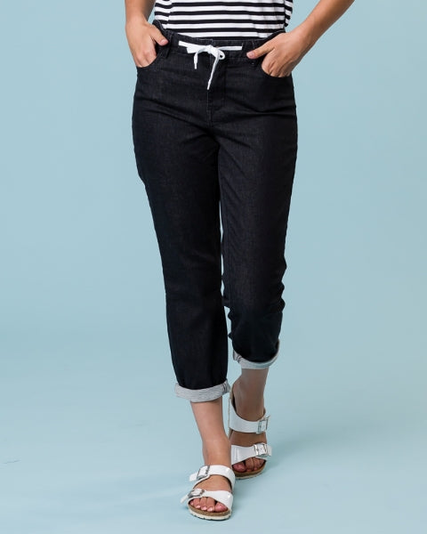 Classified Knit Denim Jeans Black