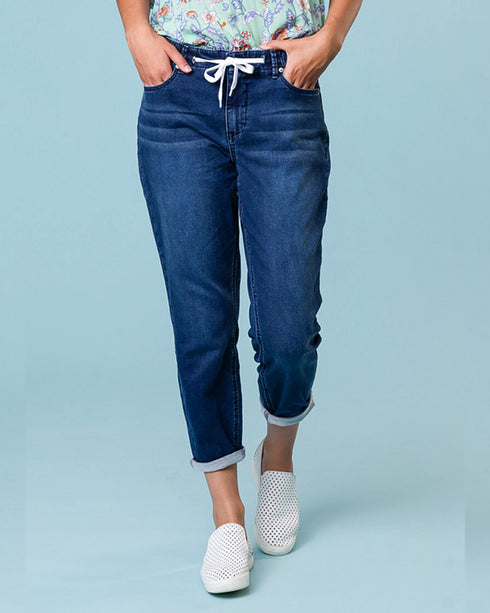 Classic Knit Denim Slim Jeans