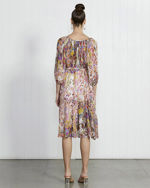 Fate & Becker Joy in Repetition Dress Paisley