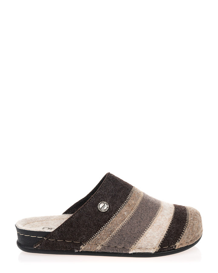 Hannah felt wool Dr Feet Slipper Cafe Multi Gabriel s Fashion