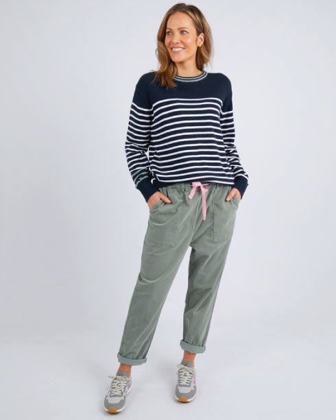 Elm Dulcie Cord Pant - Ice (Sage Green)