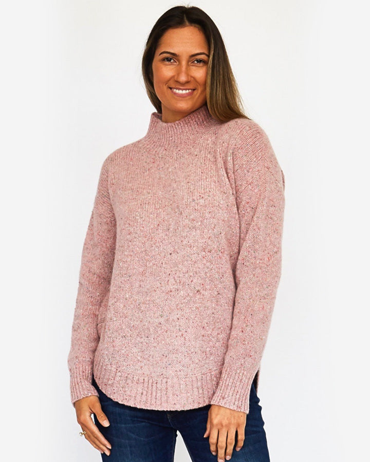 Pink woolen shop jumper