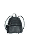 Leather Backpack Black L208