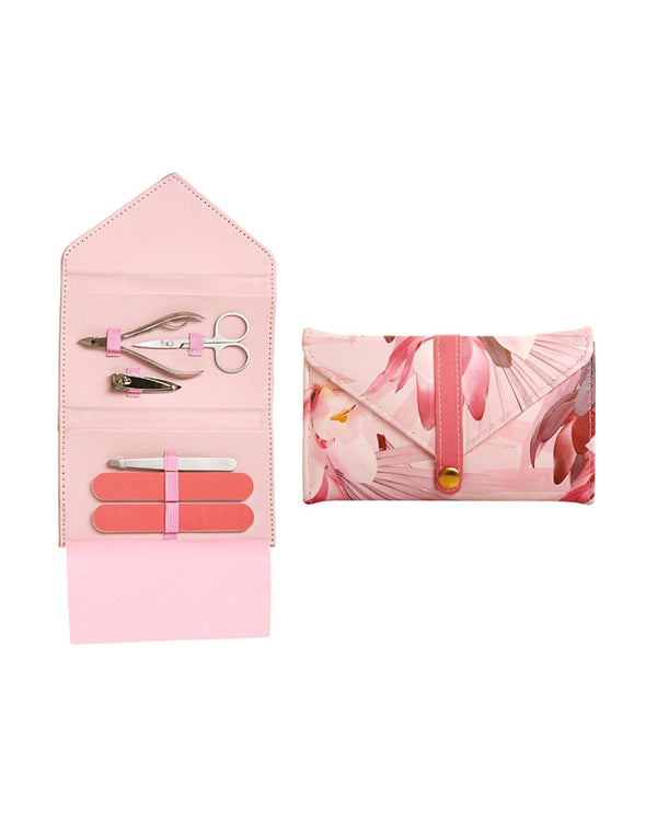 Manicure Set - Pink Floral