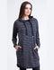 Merino Hooded Tunic/Dress 4270 Navy/Barley Stripe