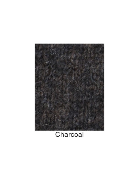 Moss Stitch Cowl Jumper Nobile Wilde  Charcoal