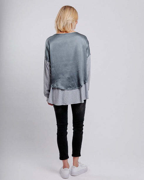 Moss Trixie Top - Grey