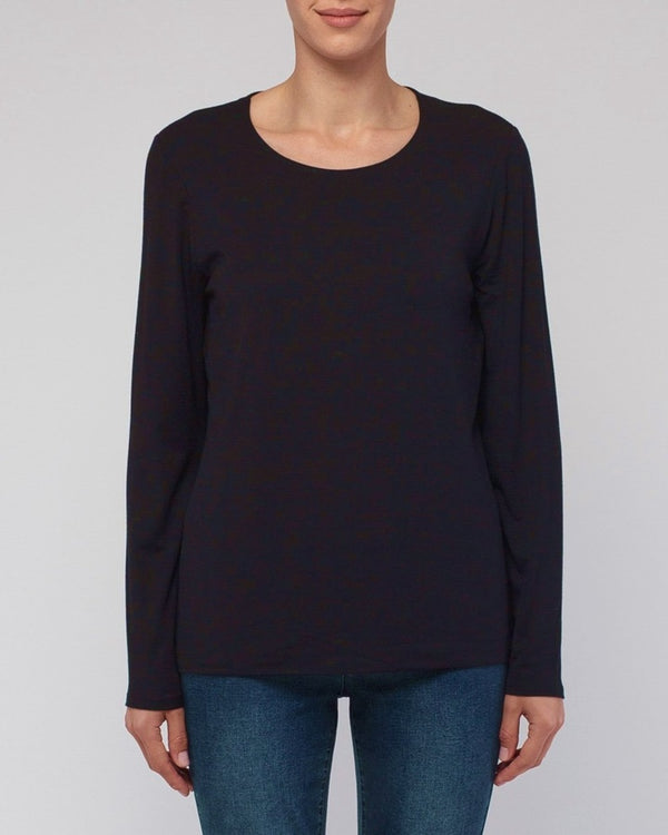 Navy Viscose Double Front Top Jump