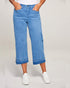 Newport Apollo Wide Leg Release Hem Jeans - Light Blue