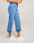 Newport Apollo Wide Leg Release Hem Jeans - Light Blue