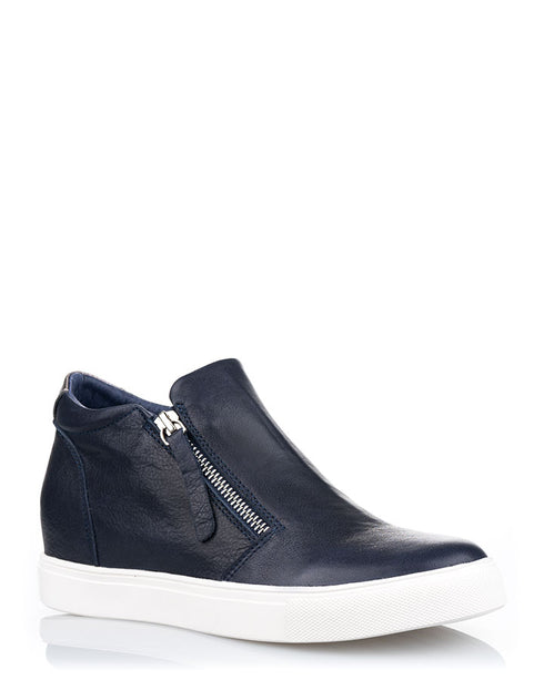 Sand Twin Zip  Boot Navy/Pewter