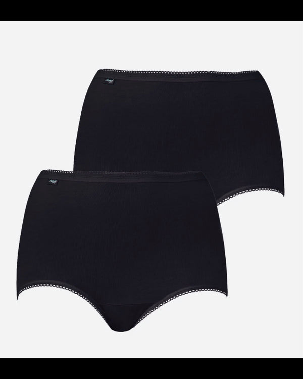 Triumph Sloggi Maxi Underwear 2 Pack Black