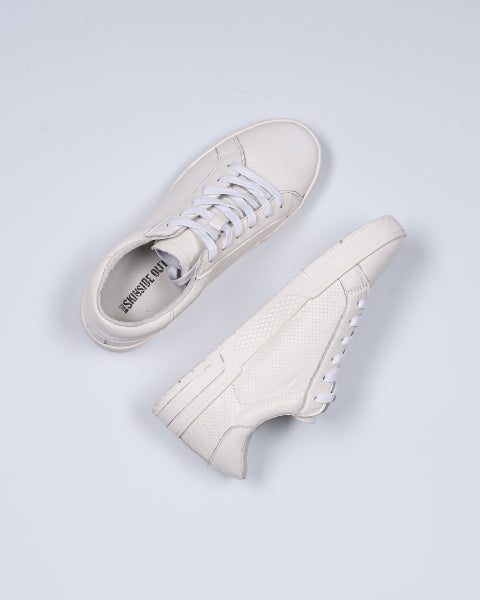 Skinside Out Queen White Lace up Sneaker