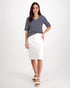 Vassalli White Lightweight Skirt 372AV