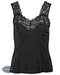 Zenza - Singlet with Cutaway Lace - Black